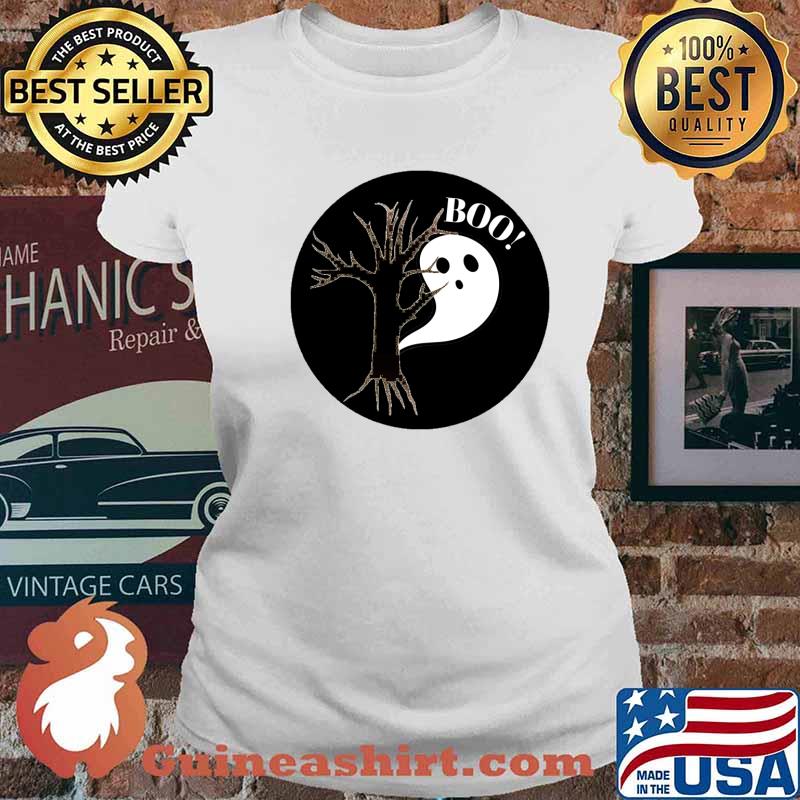 Ghost Behind The Tree T-Shirt Ladies tee