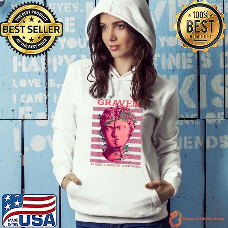 GRAVEN Men's Women's Youth Floral Statue Design T-Shirt