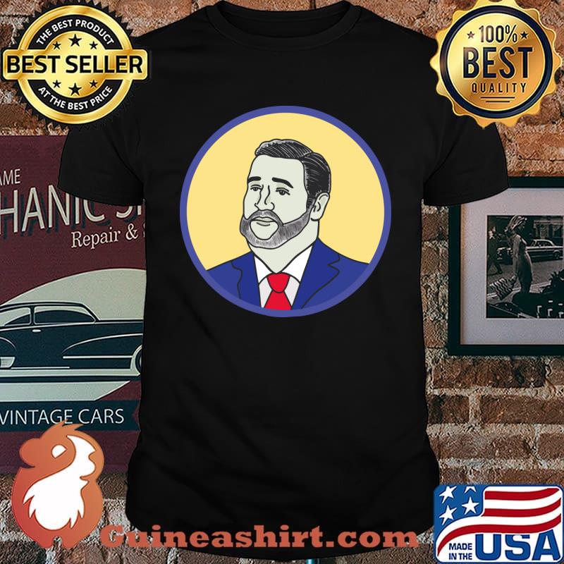 Gray Haired Bearded Man Ted T-Shirt