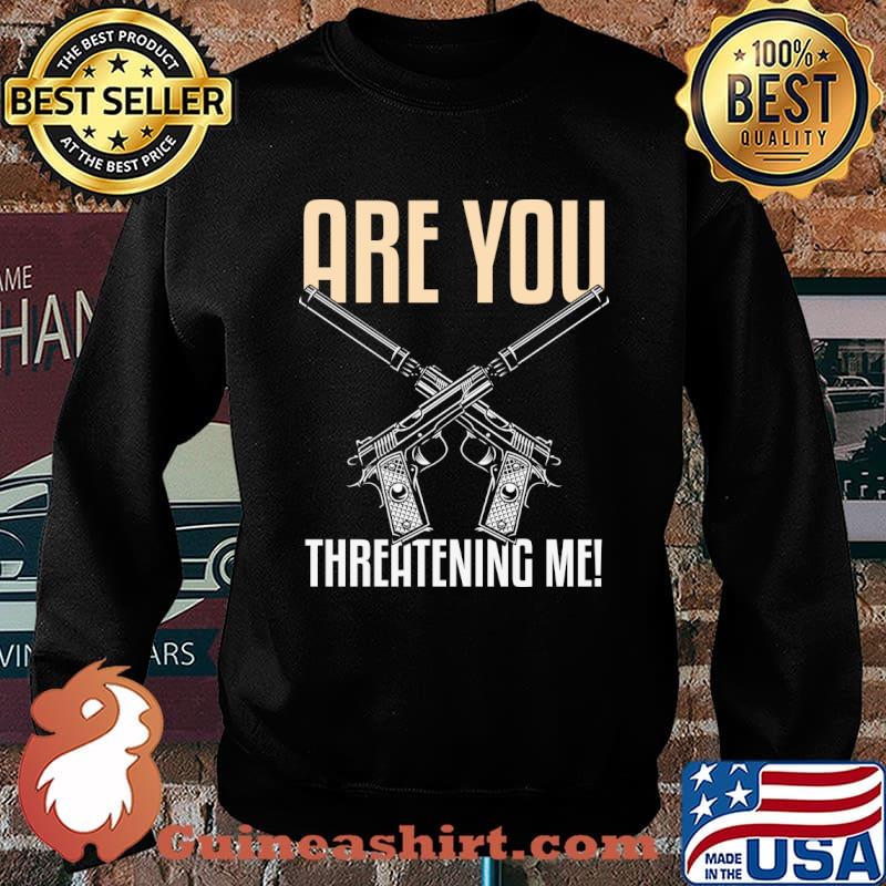 Halloween Are You Threatening Me T-Shirt Sweater
