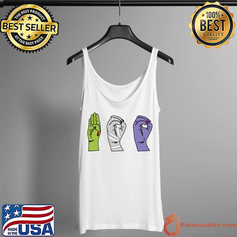 Halloween ASL Boo Sign Language T-Shirt Tank Top