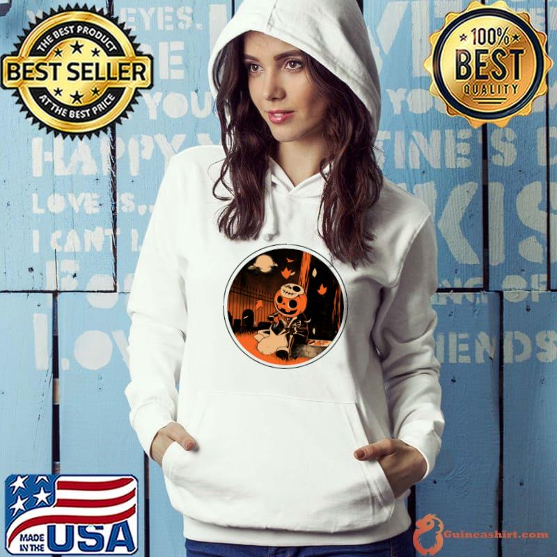 Halloween Pumpkin Kid T-Shirt Hoodie