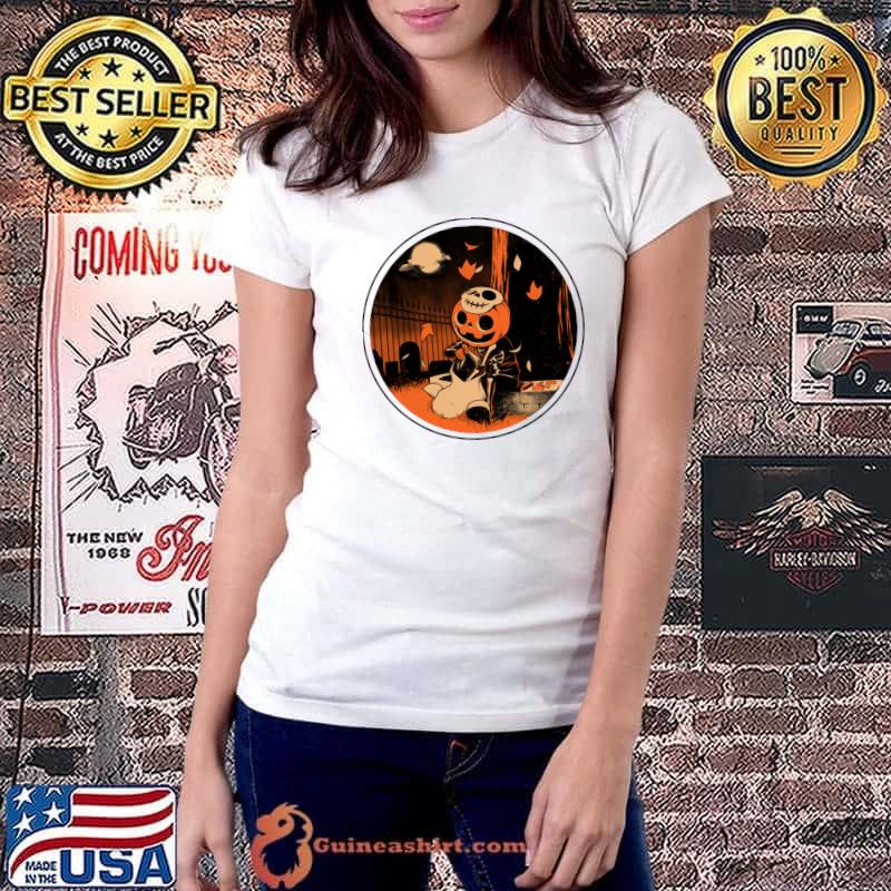 Halloween Pumpkin Kid T-Shirt Ladiestee