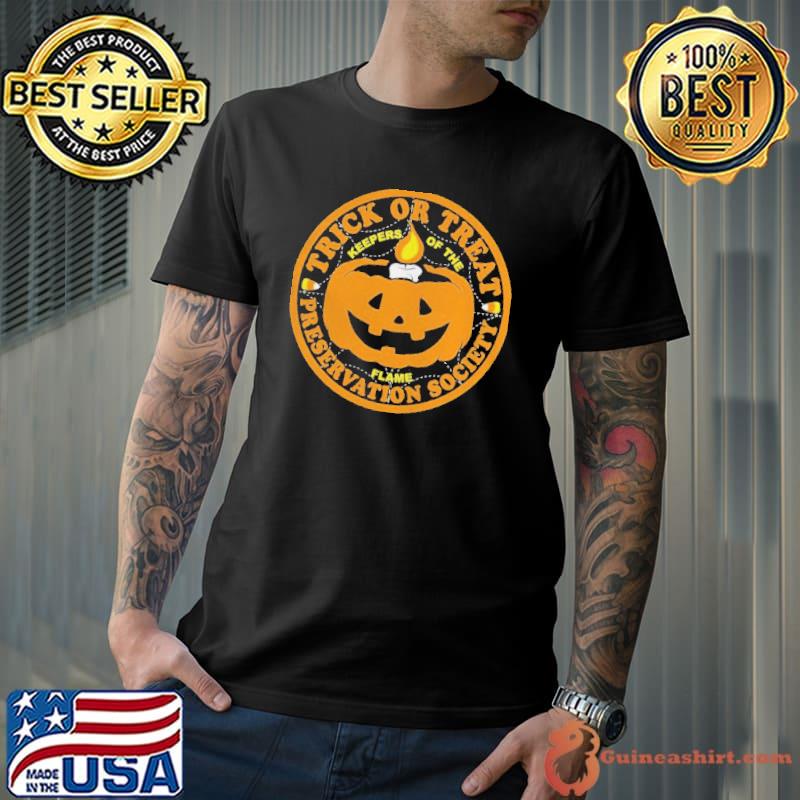 Halloween pumpkin trick or treat preservation society keepers of the flame s Unisex