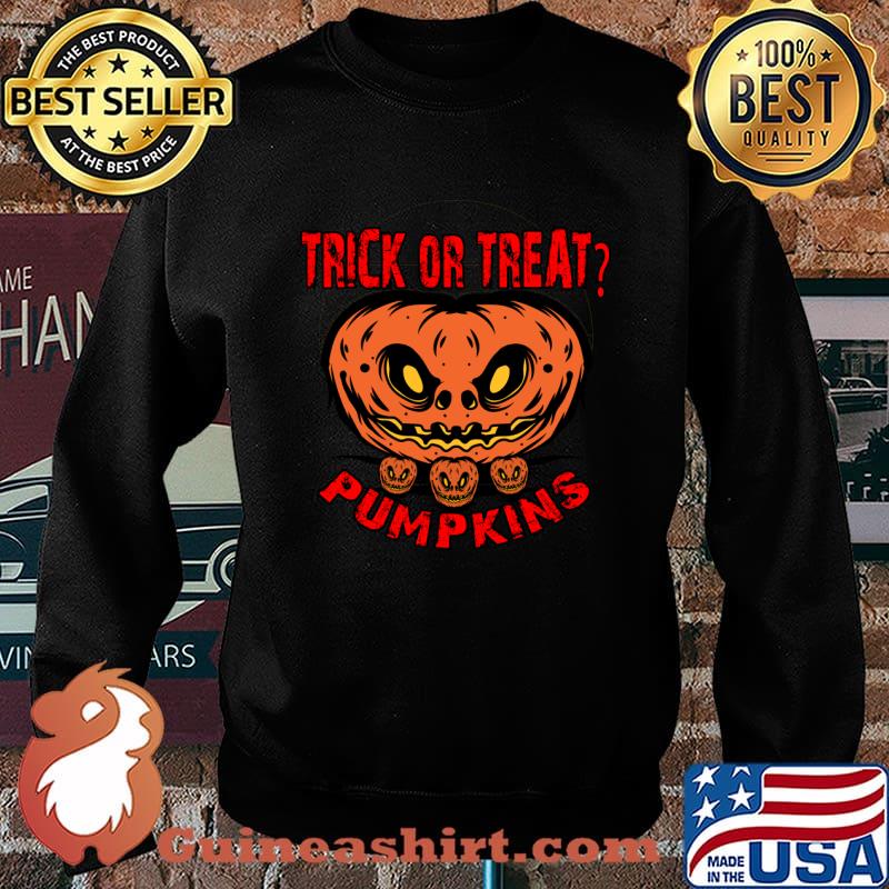 Halloween Trick or Treat Pumpkins T-Shirt Sweater