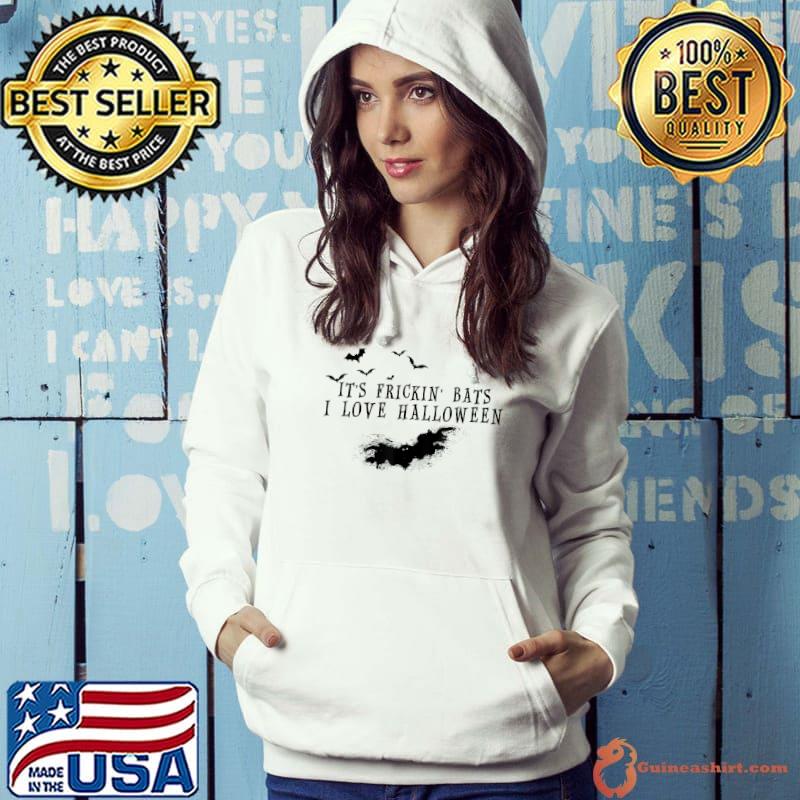 Halloween Women Costume Its Frickin Bats I love Halloween T-Shirt
