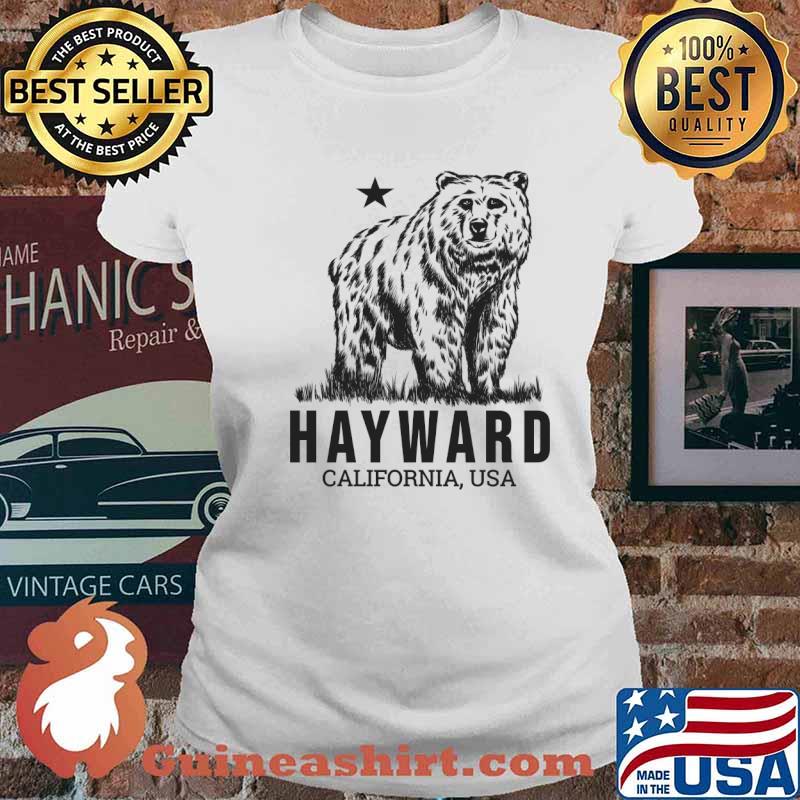 Hayward California Grizzly Bear T-Shirt Ladies tee