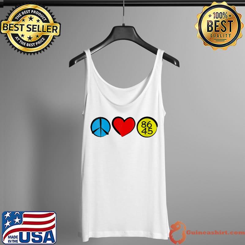 Heart 8645 Impeach Trump Shirt Tank Top