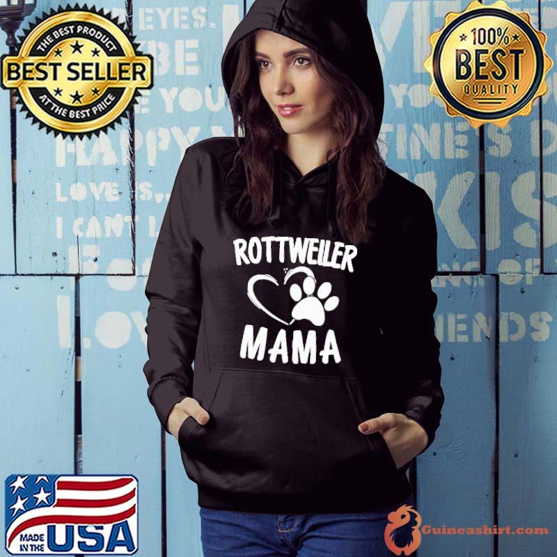 Heart Rottweiler Mama Shirt
