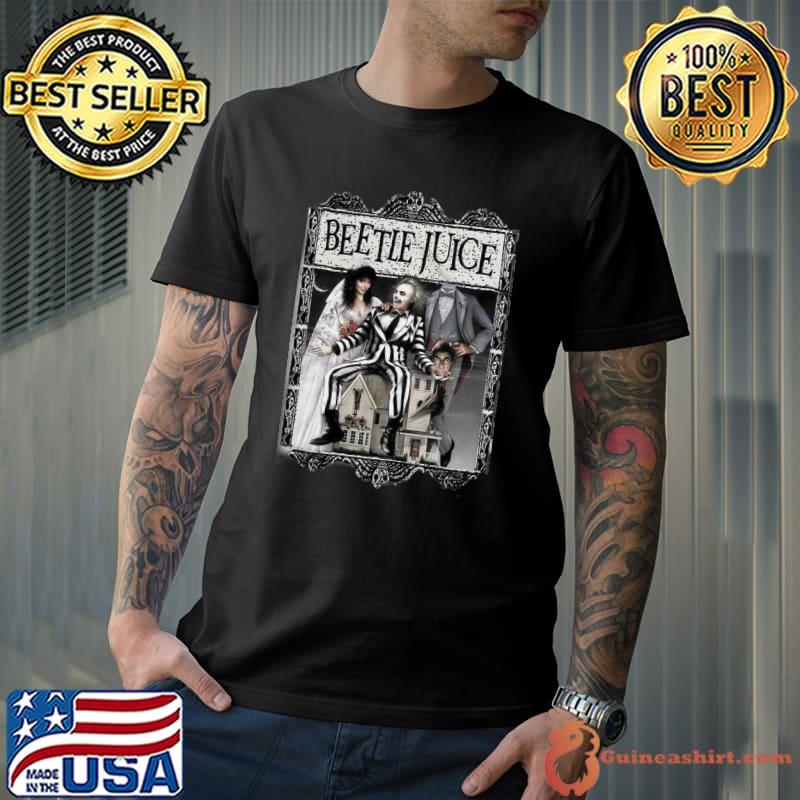 Horror Beetlejuice Broom Burton Alec Baldwin Michael Keaton Shirt Unisex