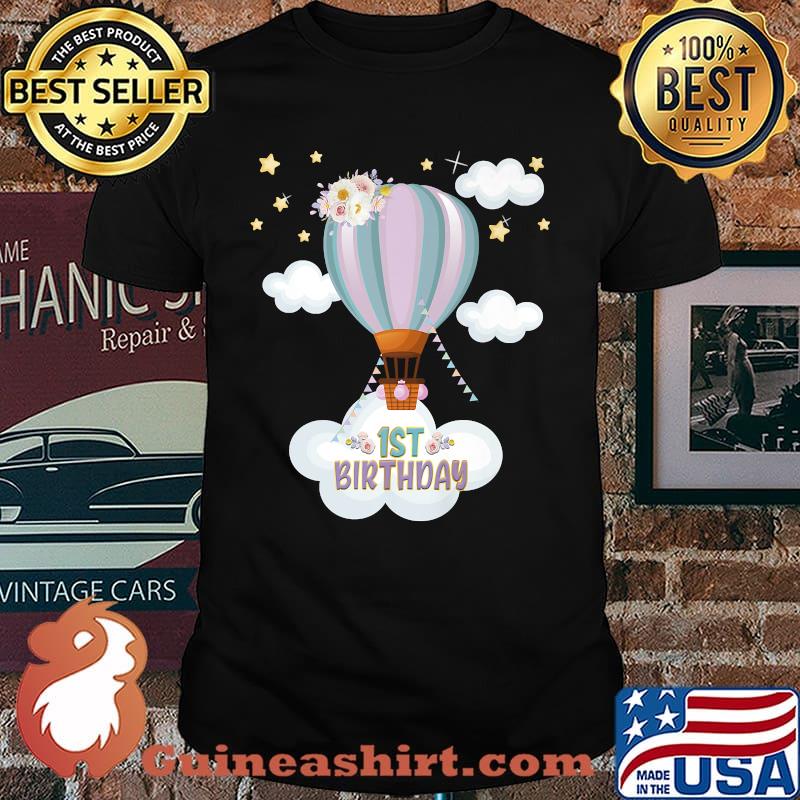 Hot Air Balloon Birthday Matching Family Group Outfit Premium T-Shirt