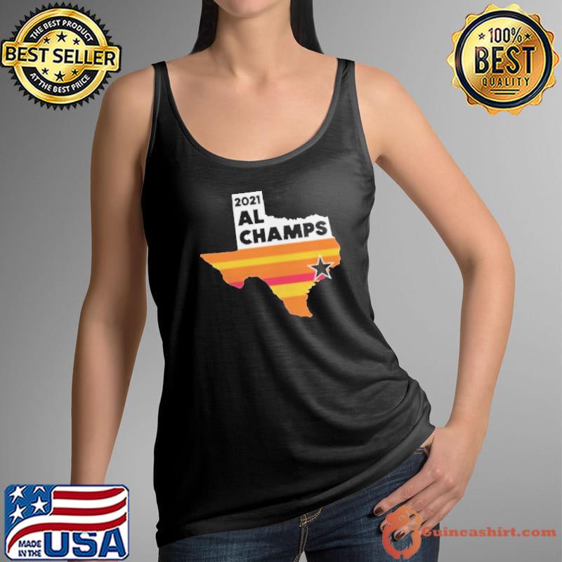 Houston Astros 2021 Al Champ Map Retro Vintage Shirt Tank Top