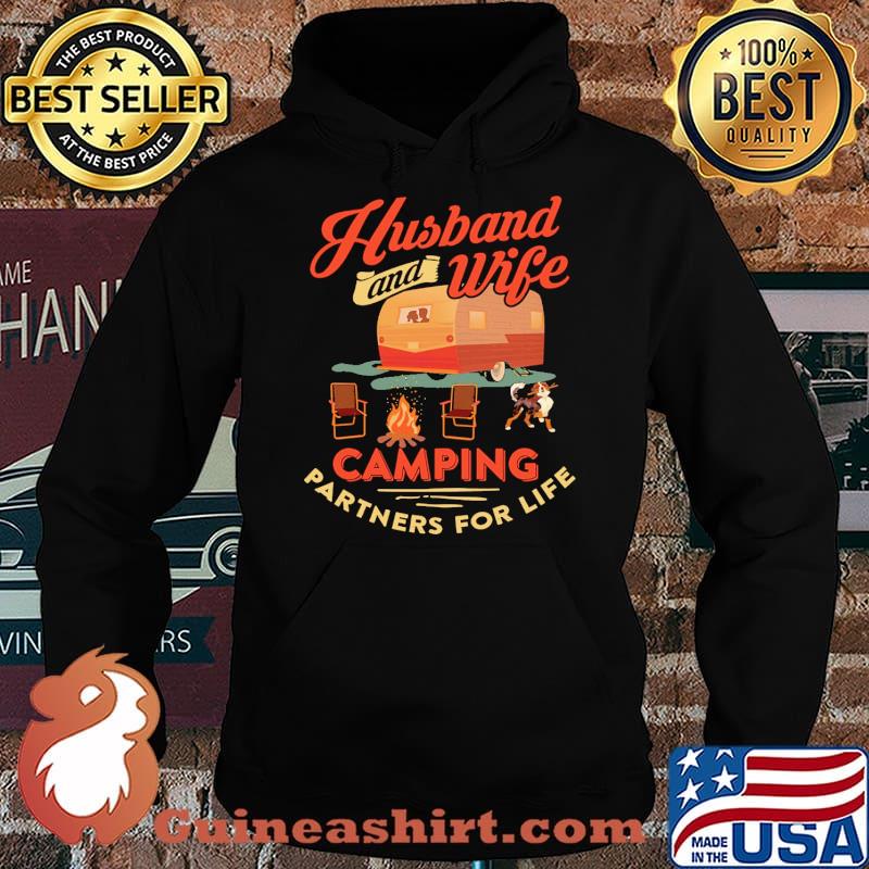 Husband and wife camping partners for life dog s Hoodie