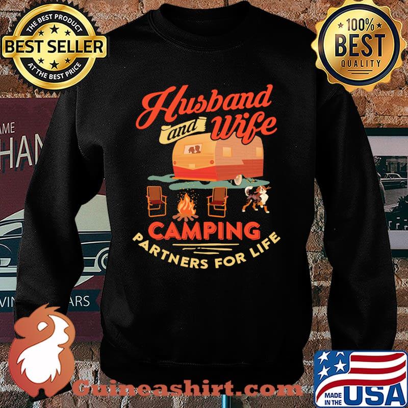 Husband and wife camping partners for life dog s Sweater