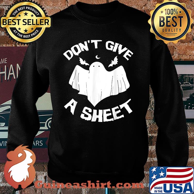I Don't Give A Sheet Ghost Funny Halloween T-Shirt Sweater