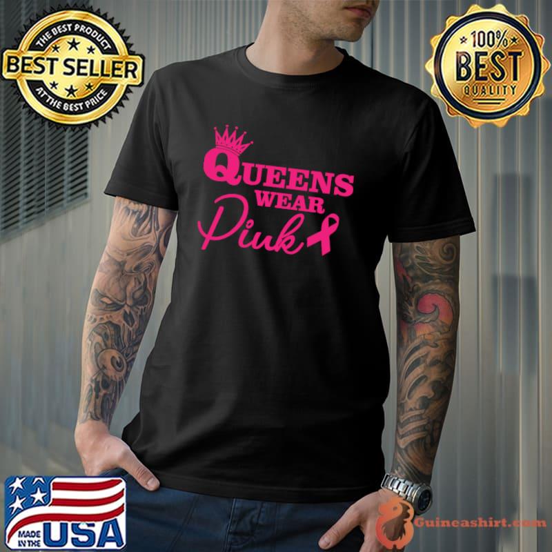 In October queens Wear Pink T-Shirt