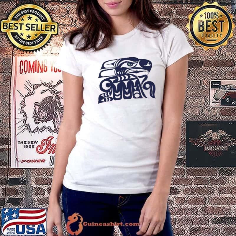 Indian Tribe Coast Salish Inspired Seahawks shirt - Guineashirt