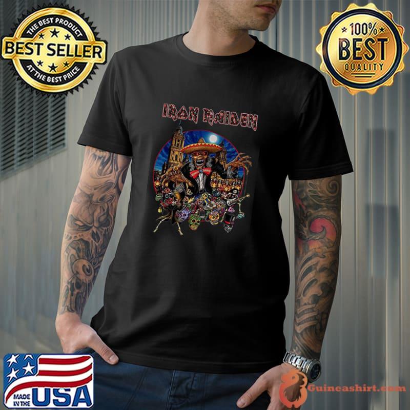 Iron Maiden Mexico Skull Shirt