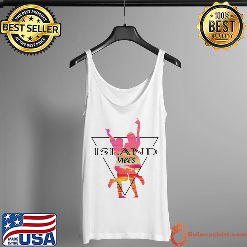 Island Vibes, White Classic T-Shirt Tank Top