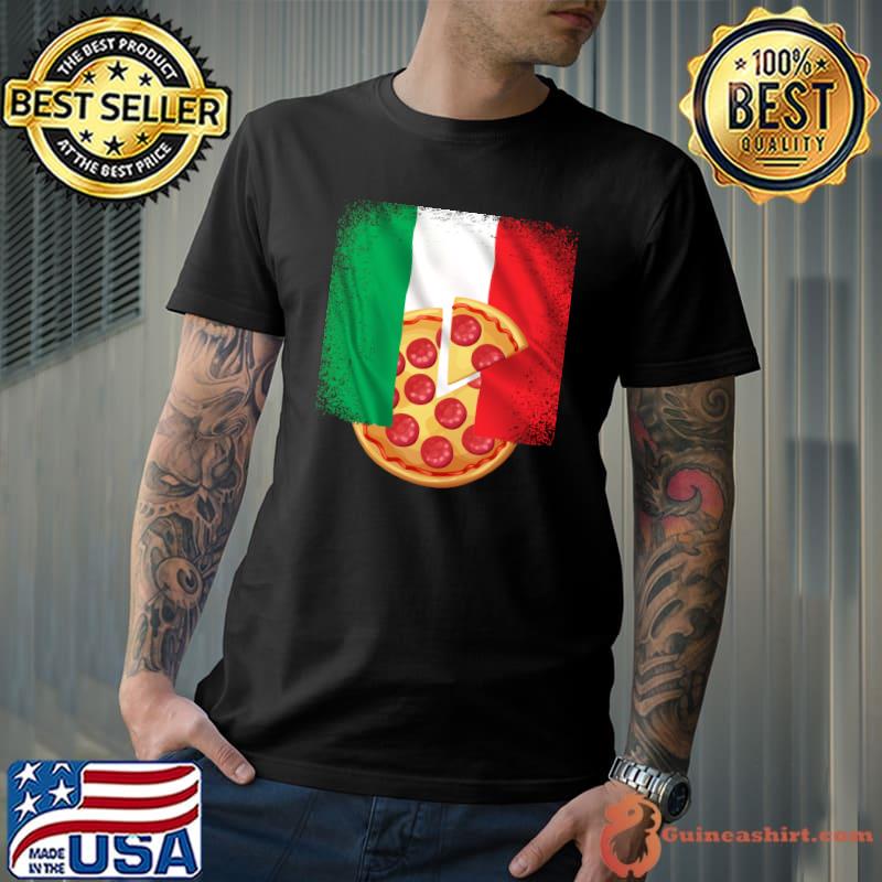 Italian flag Pizza T-shirt