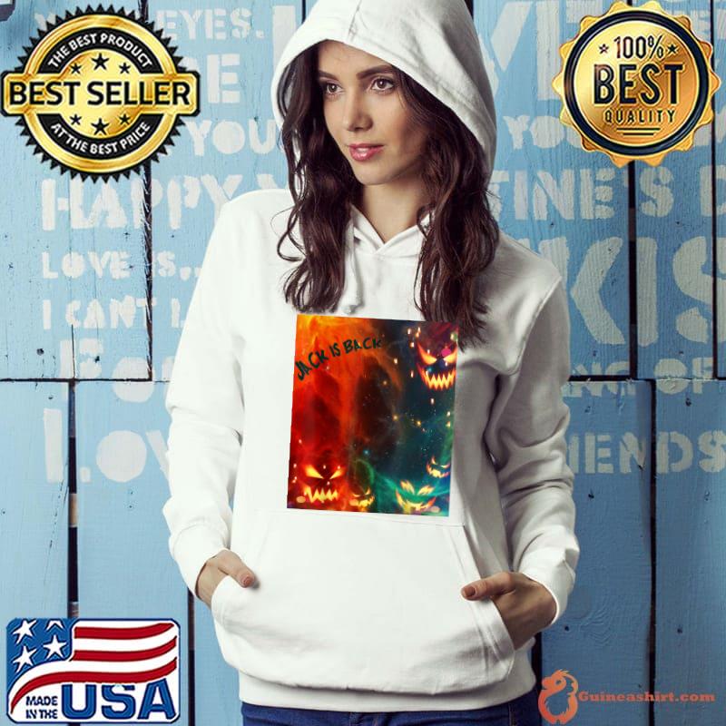 Jack is back Halloween Jack 'o Lanterns Creepy Pumpkins T-Shirt