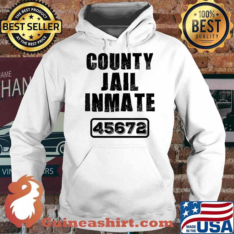 Jail Inmate 45672 Funny Prisoner Halloween Prison Costume T-Shirt Hoodie
