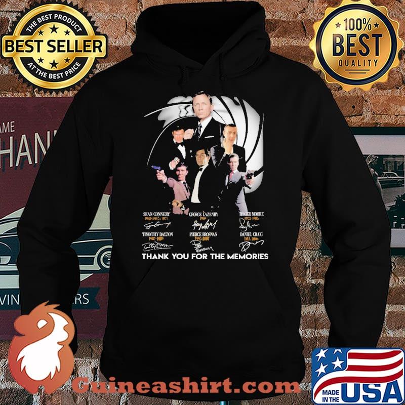James Bond 007 Thank You For The Memories Shirt Hoodie