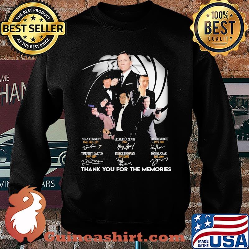 James Bond 007 Thank You For The Memories Shirt Sweater