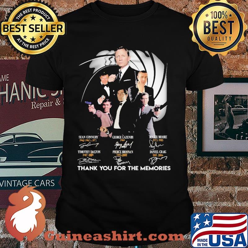 James Bond 007 Thank You For The Memories Shirt
