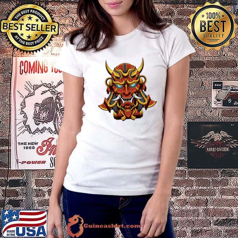 Japanese Oni Mecha 7.5 T-Shirt Ladiestee