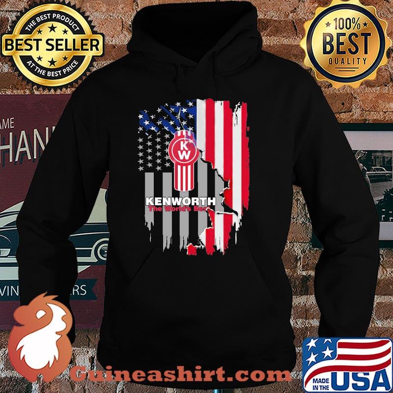 Kenworth The World's Best America Flag Shirt Hoodie