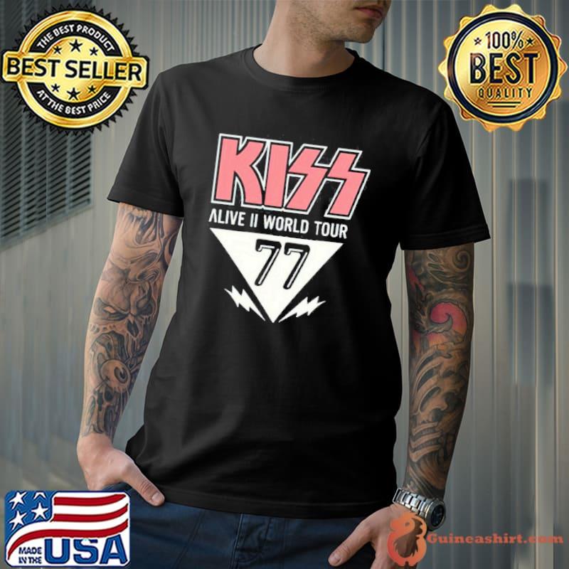 Kiss Alive II world tour 77 shirt