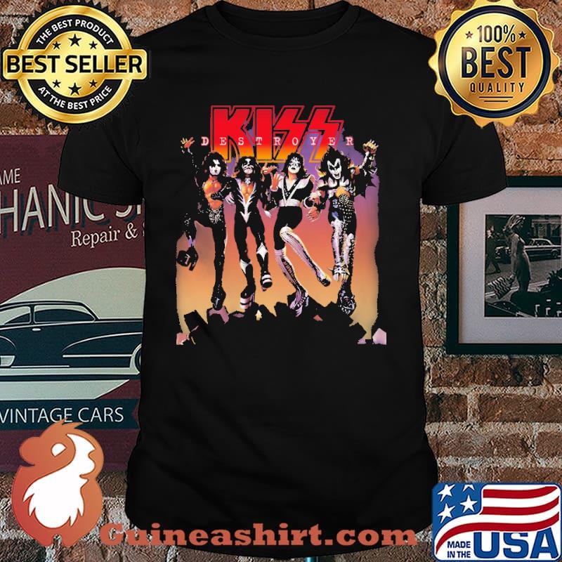 Kiss destroy Rock Band shirt