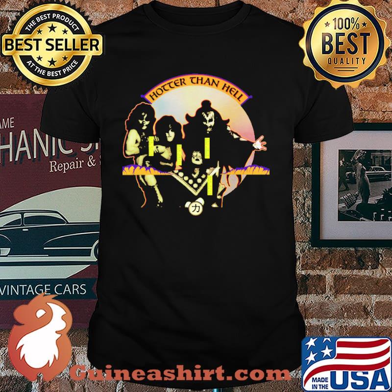 KISS Hotter Than Hell Gene Simmons Rock Band shirt