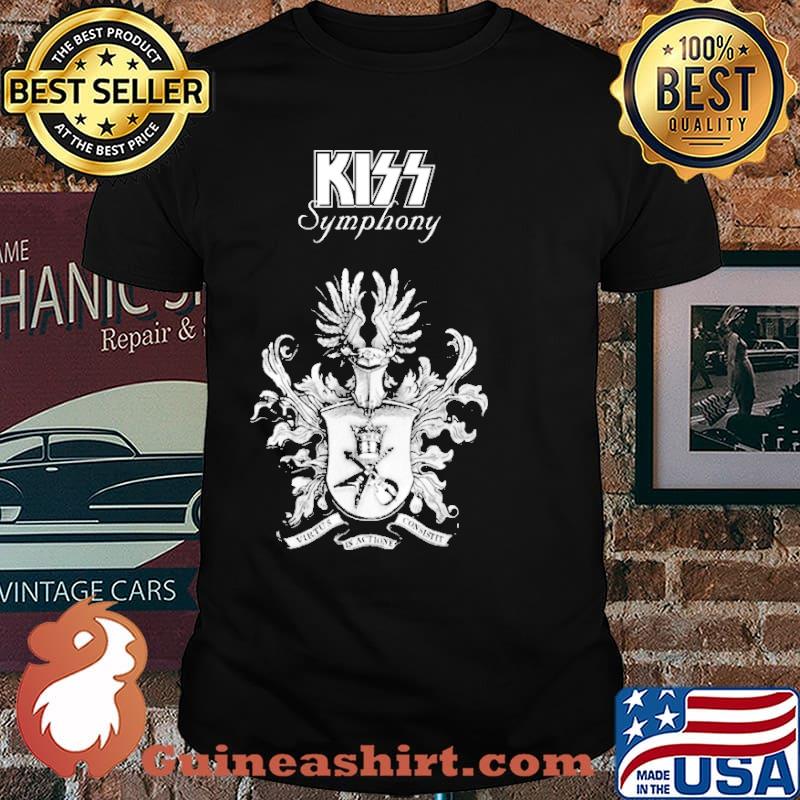 Kiss symphony virtus in actione cossitt shirt