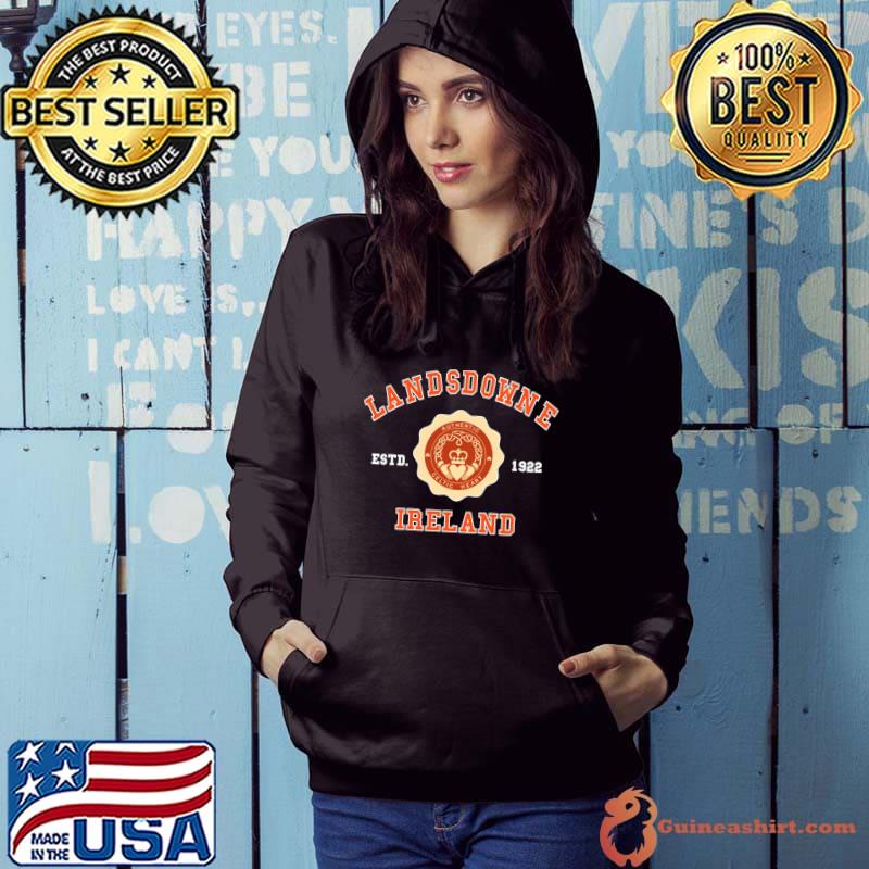 LANDSDOWNE DUBLIN Ireland Shamrock Claddagh Vintage T-Shirt