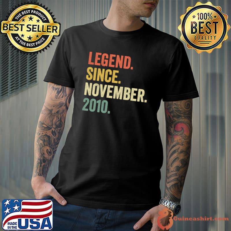 Legend Since November 2010 Born In 11h Birthday 11 Years Old Vintage Essential T-Shirt