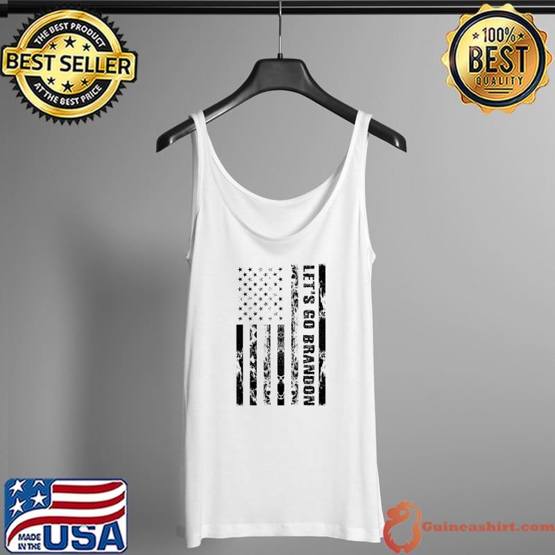 Let's Go Brandon American Flag Impeach Biden Anti Liberal T-Shirt Tank Top