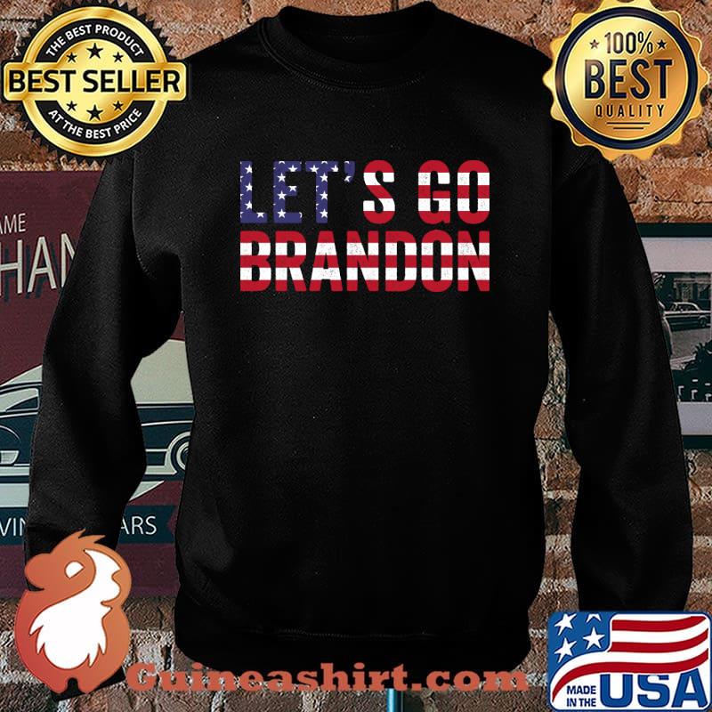 Let's Go Brandon American Flag Meme T-Shirt Sweater