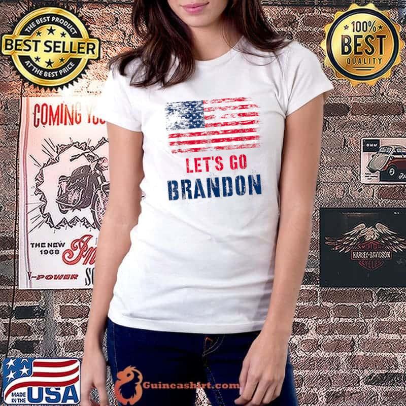 Let's Go Brandon Anti Liberal US Impeach Biden T-Shirt Ladiestee