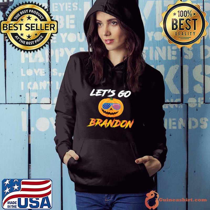 Let's Go Brandon-Pumpkin Sunglasses halloween T-Shirt