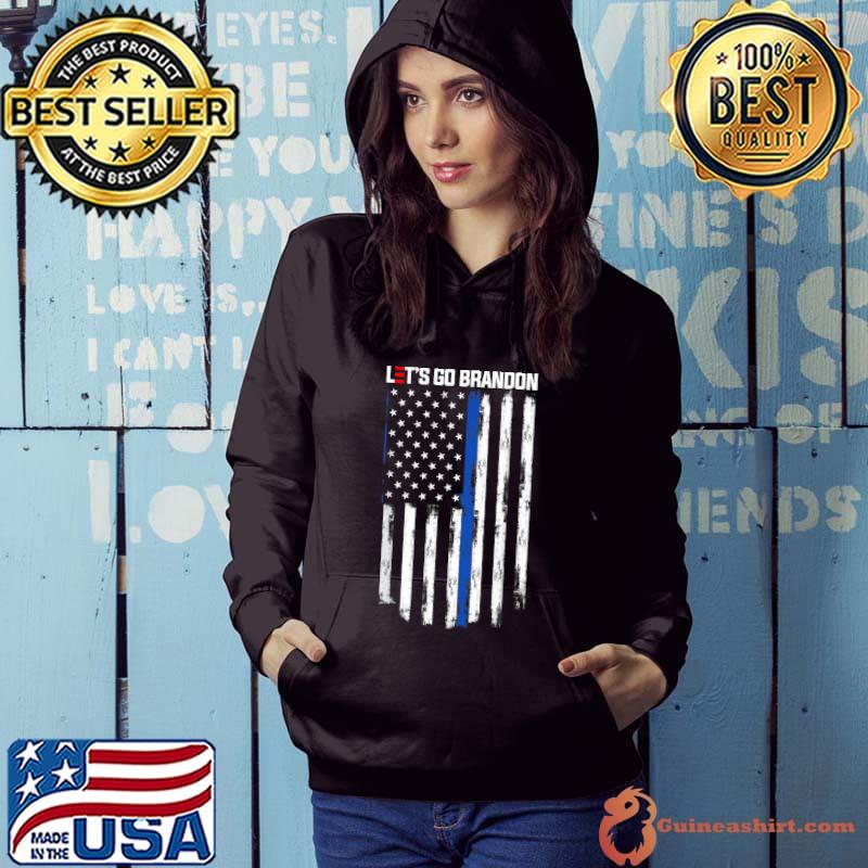 Let's Go Brandon Tee Conservative Anti Liberal US Flag T-Shirt