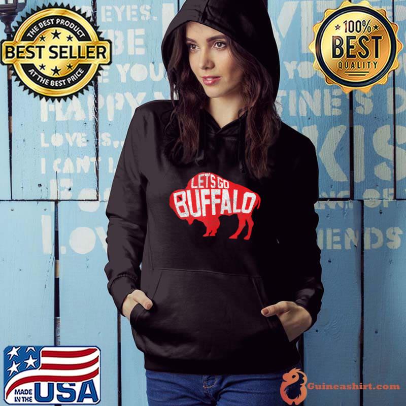 LET'S GO BUFFALO - Ny New York retro sports city fan love T-shirt