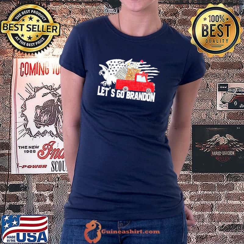 Let’s Go Brandon Christmas Anti Liberal US Flag Shirt