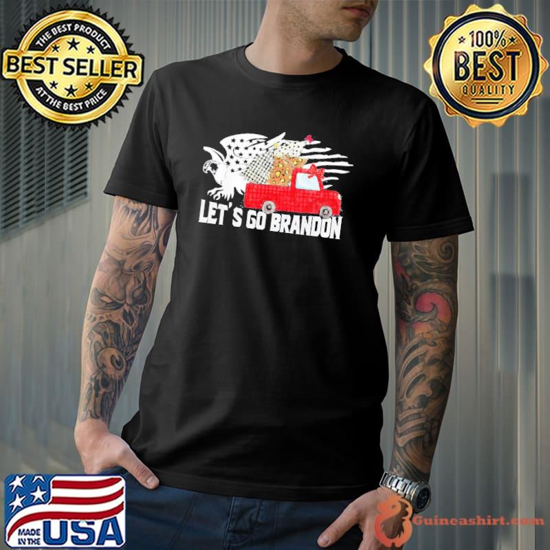 Let’s Go Brandon Christmas Anti Liberal US Flag Shirt Unisex