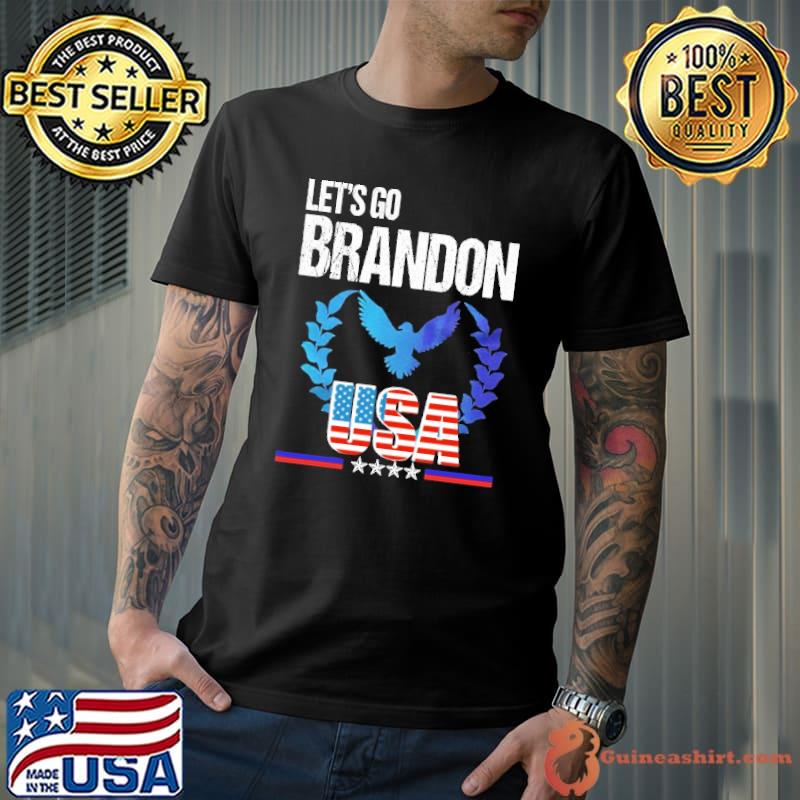Let’s Go Brandon Fjb Usa America Flag Shirt Unisex