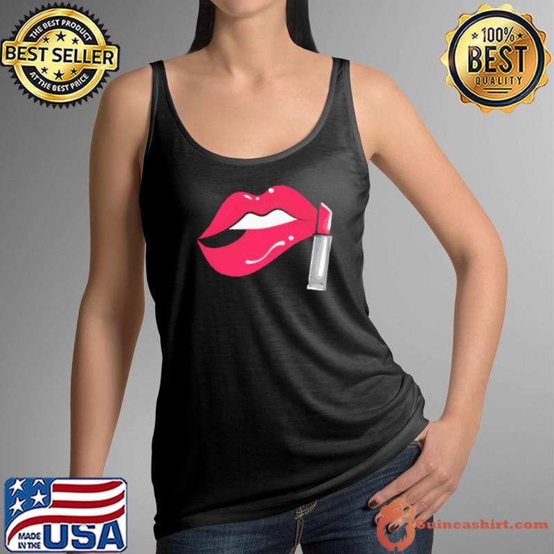 Lips Sexy Pink s Tank Top