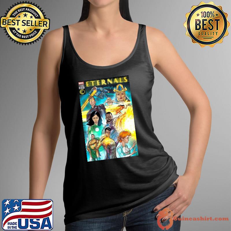 Marvel Eternals Galactic Group Shot Comic Shirt Tank Top