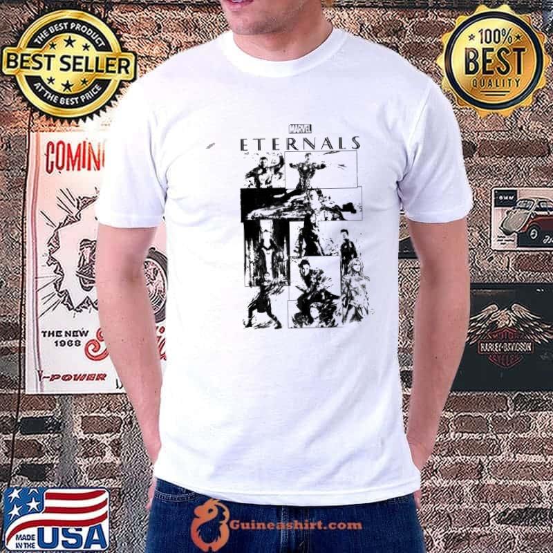 Marvel Eternals Ink Panels Superhero Shirt