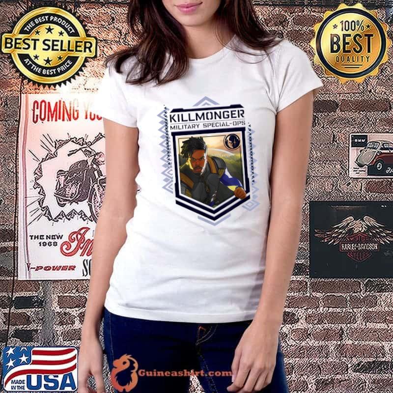 Marvel WHAT IF… Killmonger Military Special-Ops T-Shirt Ladiestee